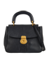 DK88 Top Handle, &pound;280, Handbags, Black, Leather, Front view